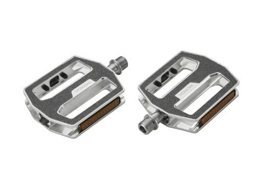 Voxom Touring Pedal Pe14, CNC, silver, sandpaper