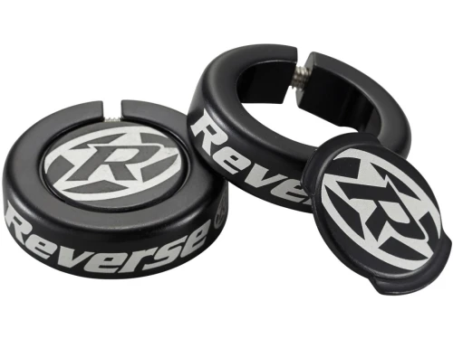REVERSE Chip-Barends for Lock-On-Grips, 2 pcs. black