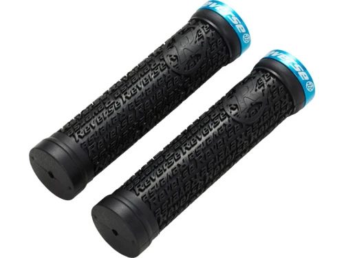 REVERSE Grip Stamp Single Lock-On Ø30mm x 135mm black-lightblue