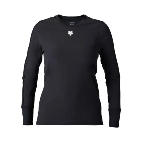 KOSZULKA ROWEROWA Z DŁUGIM RĘKAWEM DAMSKA FOX DEFEND THERMAL BLACK XL