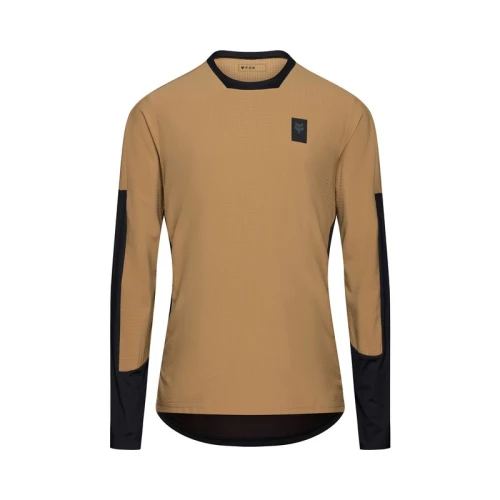 KOSZULKA ROWEROWA Z DŁUGIM RĘKAWEM FOX DEFEND THERMAL BROWN SUGAR L
