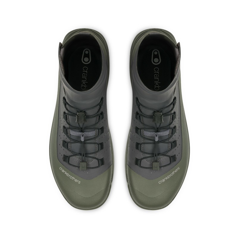 BUTY CRANKBROTHERS STAMP TRAIL SPEEDLACE SEAL GREEN GREY - BLACK OUTSOLE 10 (43.5 EU)