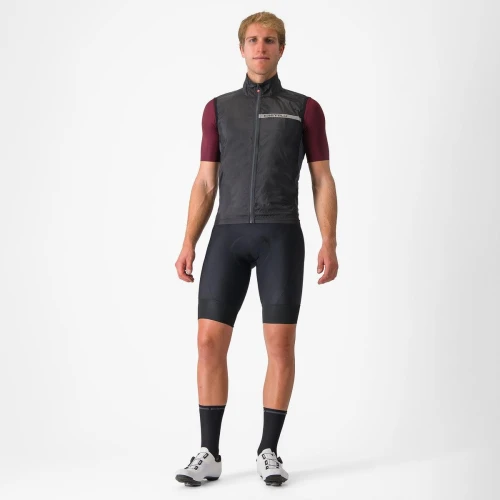 Kamizelka kolarska Squadra Stretch, electric lime/dark gray, rozmiar XL; CASTELLI