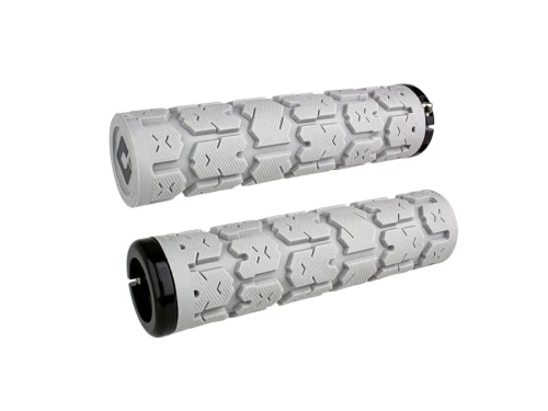 ODI Grips Rogue V2.1 Lock-On grey w/ grey clamps 135mm