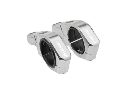 REVERSE Stem Black-ONE D-2 45 mm Ø31,8 mm & Ø35 mm, silver Direct Mount