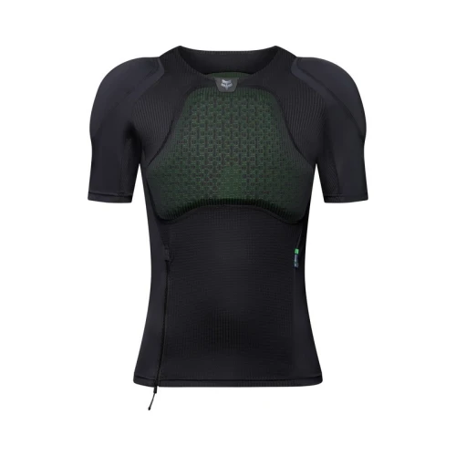 KOSZULKA Z OCHRANIACZAMI Z KRÓTKIM RĘKAWEM FOX BASEFRAME PRO SS BLACK M