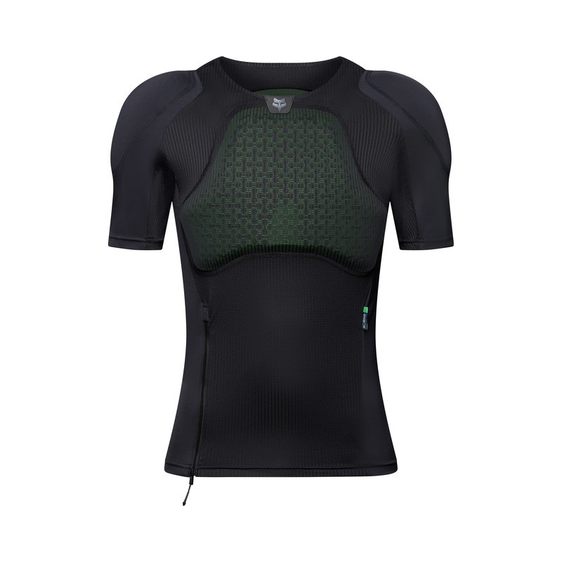 KOSZULKA Z OCHRANIACZAMI Z KRÓTKIM RĘKAWEM FOX BASEFRAME PRO SS BLACK L