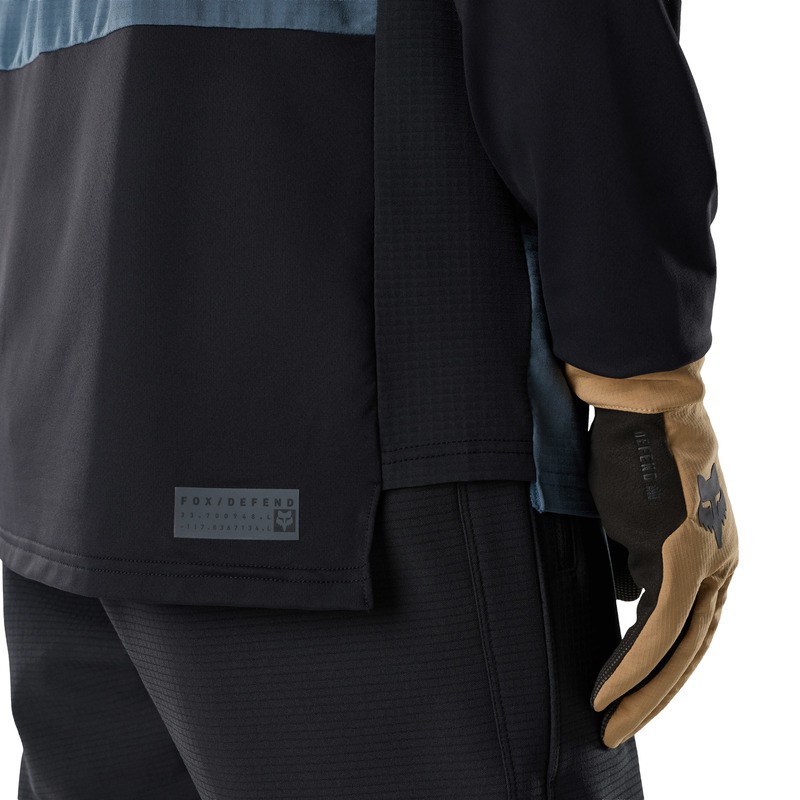 KOSZULKA ROWEROWA Z DŁUGIM RĘKAWEM FOX DEFEND THERMAL DEEP COBALT L