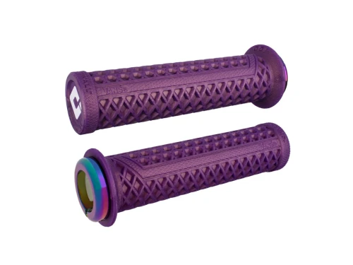 ODI Grips Vans V2.1 Lock-On iridescent purple w/oilslick clamps 135mm, limited Edition