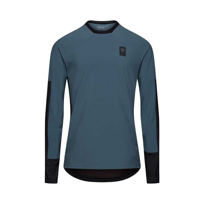 KOSZULKA ROWEROWA Z DŁUGIM RĘKAWEM FOX DEFEND THERMAL DEEP COBALT M