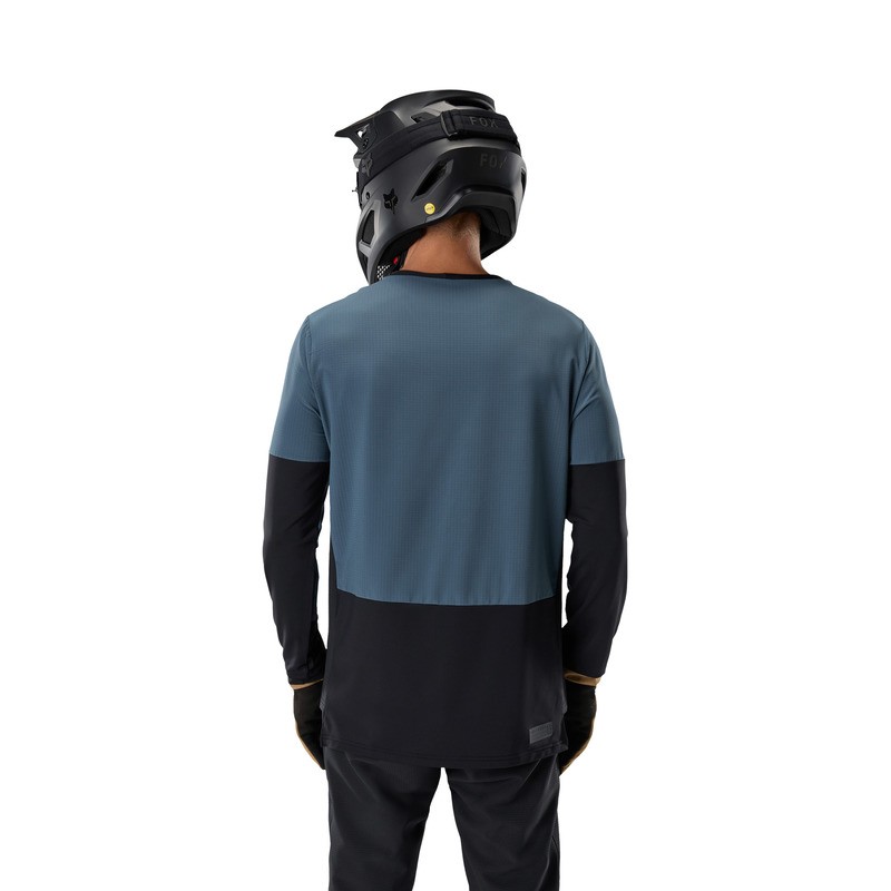 KOSZULKA ROWEROWA Z DŁUGIM RĘKAWEM FOX DEFEND THERMAL DEEP COBALT M