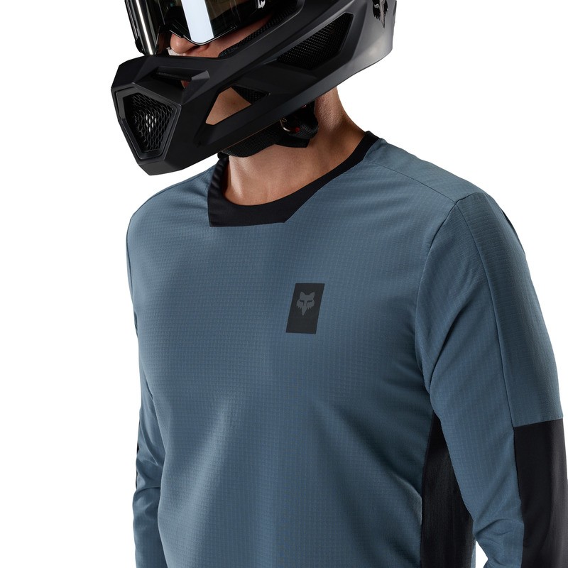 KOSZULKA ROWEROWA Z DŁUGIM RĘKAWEM FOX DEFEND THERMAL DEEP COBALT M