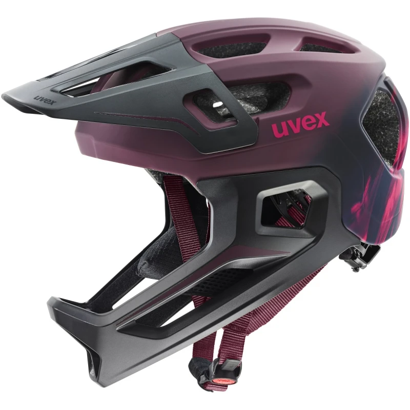 Kask rowerowy UVEX React jr. fullface