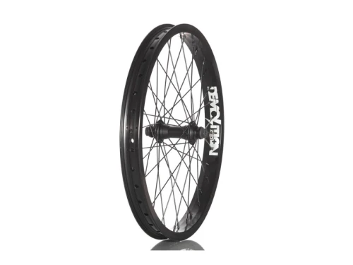 Demolition wheel Pro Plus black, front, 20" Zero Plus Rim Whistler Pro Hub