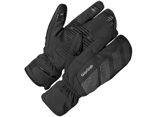GripGrab Ride Windproof Deep Winter Lobster Gloves XXL, black