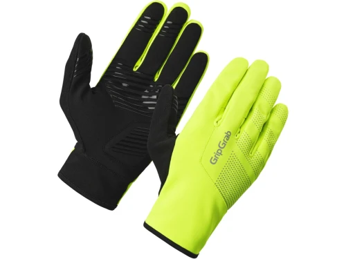GripGrab Ride 2 Windproof Spring-Autumn Gloves M, yellow hi-vis