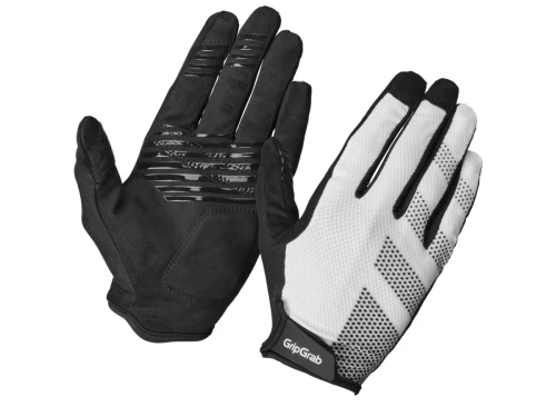 GripGrab Ride RC Lite Padded Full F Summer Glove, weiß, M