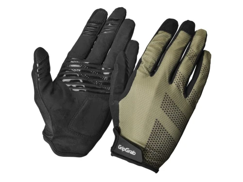 GripGrab Ride RC Lite Padded Full F Summer Glove, olive green, XL