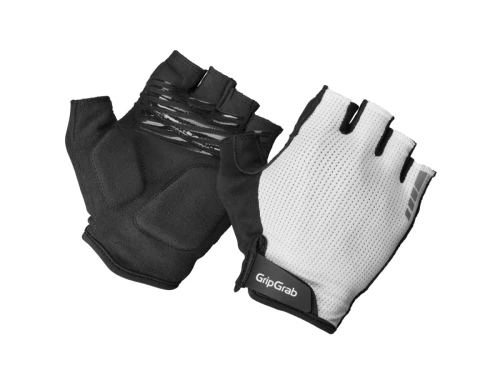 GripGrab EXPLR RC Max Padded Short Finger Summer Gloves, weiß, L