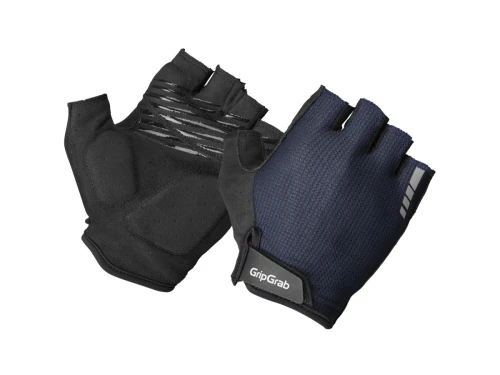 GripGrab EXPLR RC Max Padded Short Finger Summer Gloves, L navy blue