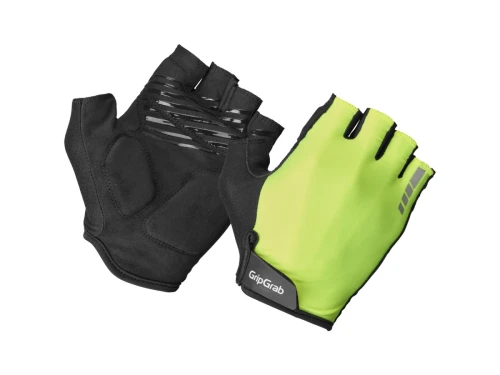 GripGrab Ride RC Max Padded Short F Summer Gloves, yellow hi-vis, XL