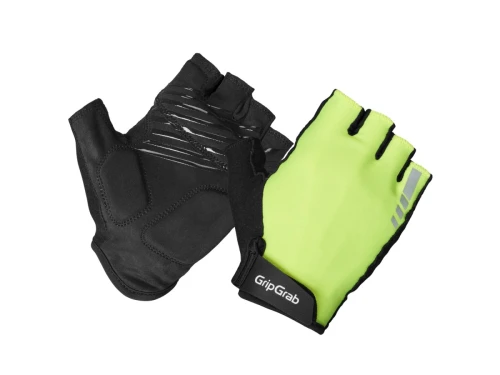GripGrab W's Ride RC Max Padded Short Finger Summer Gloves, L yellow hi-vis