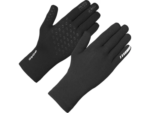 GripGrab Waterproof Knitted Winter Gloves, XL/XXL, black