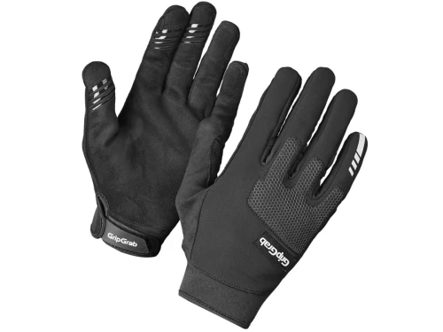 GripGrab Descent InsideGrip Spring-Autumn Gloves, black, M