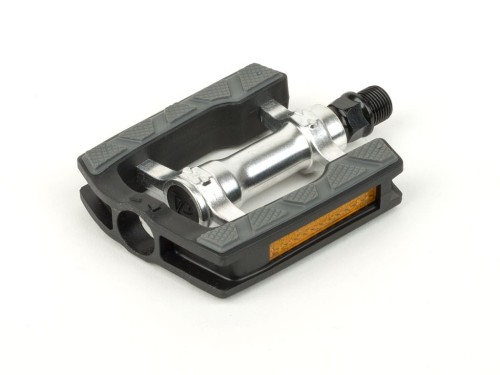 Pedały AUTHOR APD-326 EPB alum-tworzywo czarno-szaro-srebrne