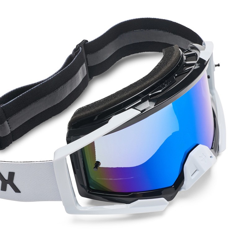 GOGLE MOTOCYKLOWE FOX AIRSPACE CLUTCH WHITE BLACK OS