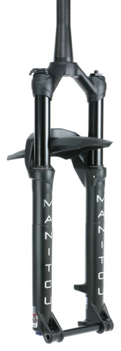 Widelec amortyzowany Manitou Machete Comp 29 Boost, 100mm, taper, oś 15mm, z manetką blokady Milo, 191-36975-C011, towar nowy