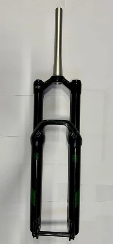 Widelec amortyzowany X-Fusion Trace 36 RC 29", skok 170mm, czarny matowy, naklejki custom, oś 15x110 thru axle, tapered 1.5, 44mm offset, towar nowy