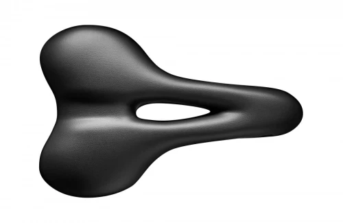 Siodełko TREKKING BIOFOAM OPEN SMALL 30-60° czarne matowe