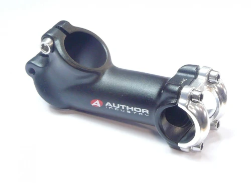 Wspornik kier. AUTHOR ACO-ST-009 1-1/8", 90mm, 35°, kier. 25.4mm czarno-srebrny