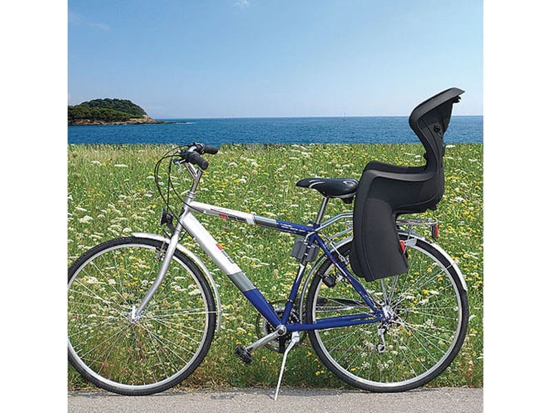 Fotelik dziecięcy OKBABY BODYGUARD / BABY SHIELD (27,5”-29” pręt 114 stopni ZN+H70 + zapięcie) czarny 37326050 (NEW)