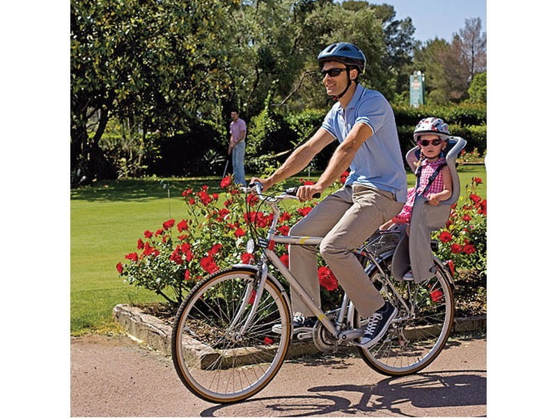 Fotelik dziecięcy OKBABY BODYGUARD / BABY SHIELD (27,5”-29” pręt 114 stopni ZN+H70 + zapięcie) czarny 37326050 (NEW)