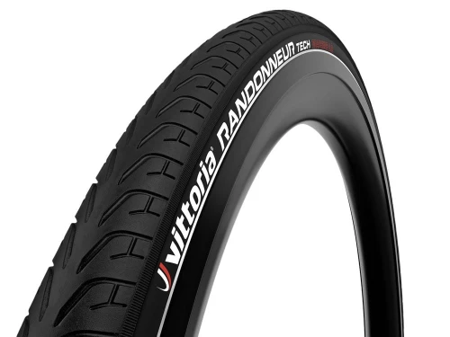 Opona Randonneur Tech G2.0 27,5x1.75, czarna, drutowa, odblask