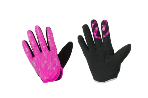 Rękawiczki dziecięce Elsa, różowe, S/M (z długimi palcami)