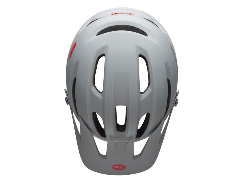 Kask mtb BELL 4FORTY cliffhanger matte gloss gray crimson roz. M (55-59 cm) (NEW)