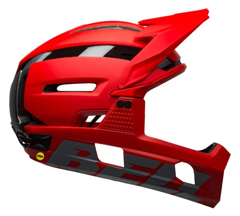 Kask full face BELL SUPER AIR R MIPS SPHERICAL matte gloss red gray roz. M (55–59 cm) (NEW)