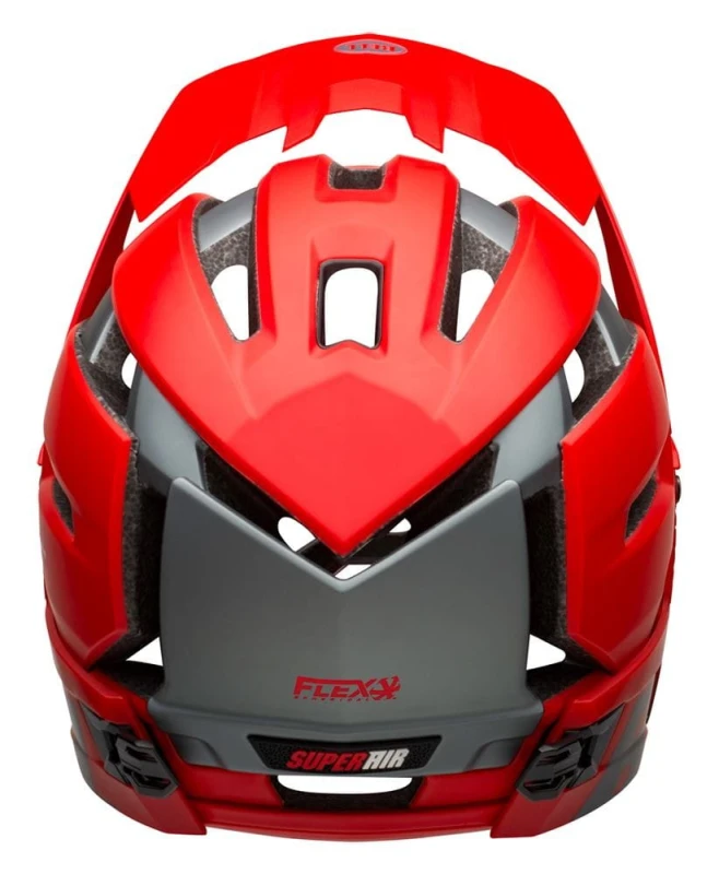 Kask full face BELL SUPER AIR R MIPS SPHERICAL matte gloss red gray roz. L (58–62 cm) (NEW)