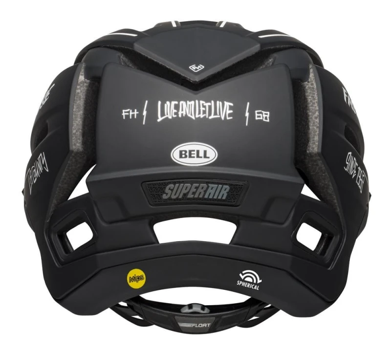 Kask full face BELL SUPER AIR R MIPS SPHERICAL matte black white fasthouse roz. M (55-59 cm) (NEW)