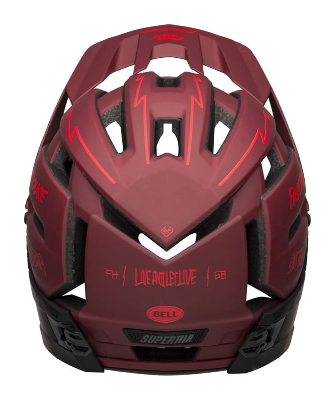 Kask full face BELL SUPER AIR R MIPS SPHERICAL matte red black fasthouse roz. S (51-55 cm) (NEW)