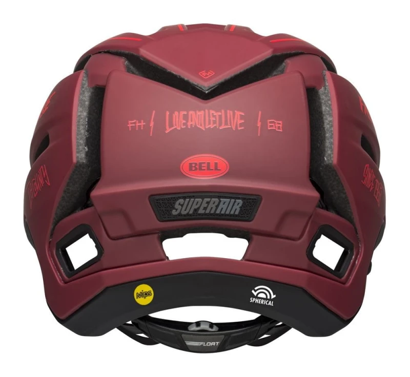 Kask full face BELL SUPER AIR R MIPS SPHERICAL matte red black fasthouse roz. S (51-55 cm) (NEW)