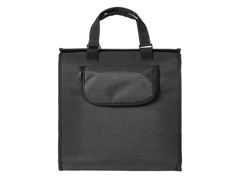 Sakwa miejska pojedyncza BASIL MIRA 17L, mocowanie na haki Hook-On System, wodoodporny poliester, czarna (NEW)