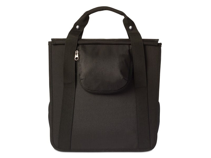 Sakwa miejska pojedyncza BASIL GO SINGLE BAG 16L, mocowanie na haki Hook-On System, czarna (NEW)