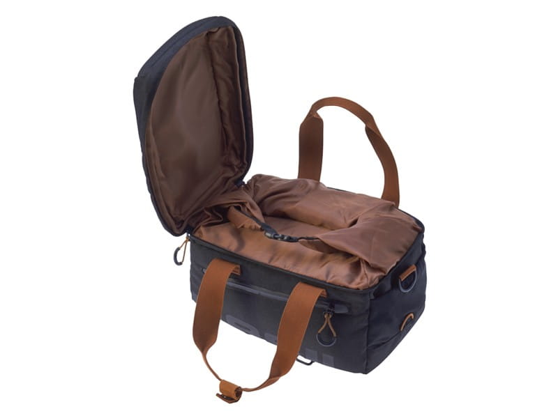 Torba na bagażnik BASIL MILES TRUNKBAG 7L, Universal Bridge System, wodoodporny poliester, granatowa (NEW)