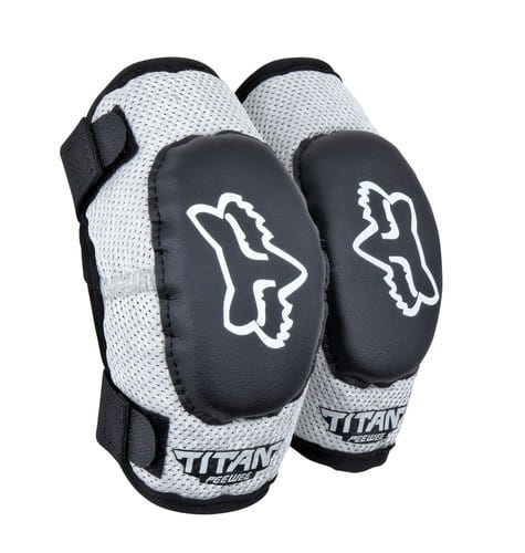 OCHRANIACZ ŁOKCI FOX JUNIOR PW-1 TITAN ELBOW BLACK/SILVER YS/M
