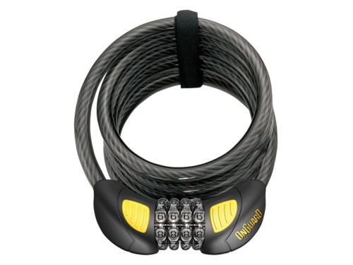 Zapięcie rowerowe ONGUARD Doberman 8031GLO Linka - 12mm 185cm - SZYFR