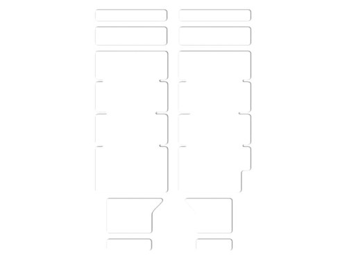 Osłona na amortyzator LIZARDSKINS FORK PROTECTOR CLEAR roz.55mm x 269mm przezroczysta połysk (NEW)